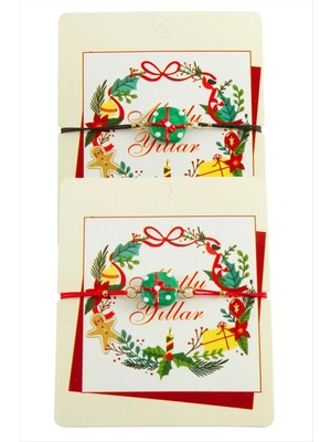 İsmiyle Al 2026 Yılbaşı Cam Ip Bilekliği