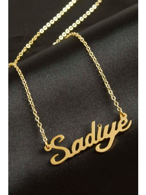 İsmiyle Al Sadiye Isimli Kolye (Kişiye Özel)