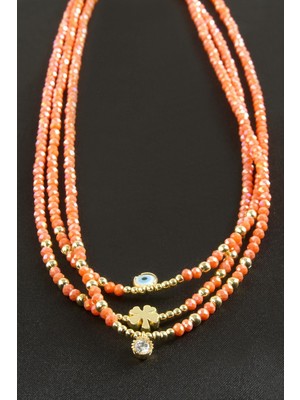 İsmiyle Al Karışık Kristal Kolye 1 Adet