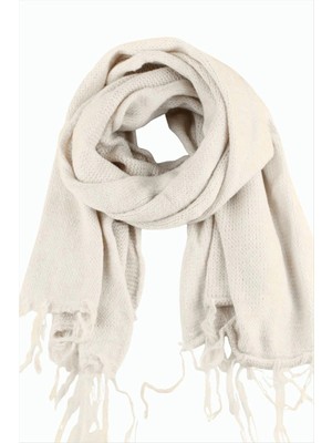 İsmiyle Al Örgülü Iplik Kışlık Şal