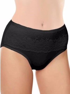 Belinay Kadın Siyah 4'lü Bel Toparlayıcı Modal Külot Set