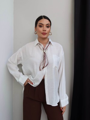 Esra Helvacı Fular Yaka Gömlek