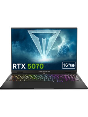 Casper Excalibur G915 Intel Core 7-240H 64GB 4tb RTX5070 165HZ 16" Freedos Gaming Laptop G915.240H-EN70X-C