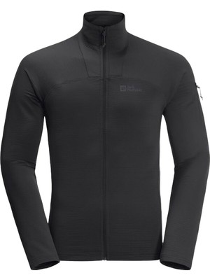 Jack Wolfskin Prelight Fz Erkek Siyah Polar Ceket