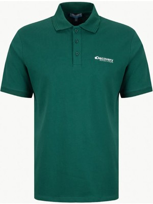 Discovery Expedition D6SM-TST3800 Yeşil Regular Fit Erkek Polo T-Shirt