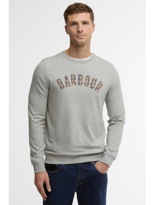 Barbour Berwick Crew Neck Sweatshirt GY52 Grey Marl