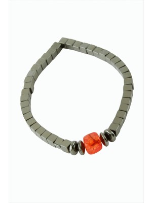 İsmiyle Al Akik Hematit Doğaltaş Bileklik