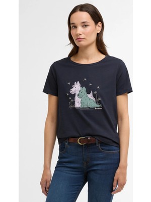 Barbour Clover T-Shirt NY73 Navy