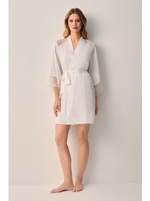 Suwen Vivienne Dantelli Kısa Sabahlık