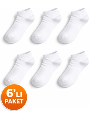 6'lı Unisex Basic Patik Çorap