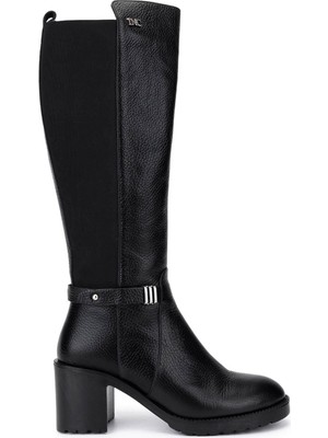 Tamer Tanca Kadın Deri Çizme Çizme 94 710C Bn Czm Sk19/20