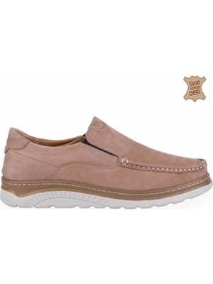 Celira Bluefeet Bej Nubuk Hakiki Deri Erkek Günlük Ayakkabı