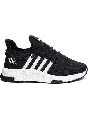 Celira Bluefeet Axs Siyah Beyaz Triko Erkek Sneaker Spor Ayakkabı