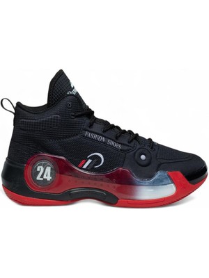 Celira Bluefeet Pnr Siyah Kırmızı Triko Erkek Basket Spor Ayakkabı