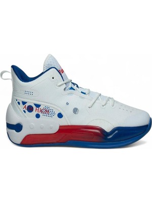 Celira Bluefeet Pnr Beyaz Kırmızı Triko Erkek Basket Spor Ayakkabı