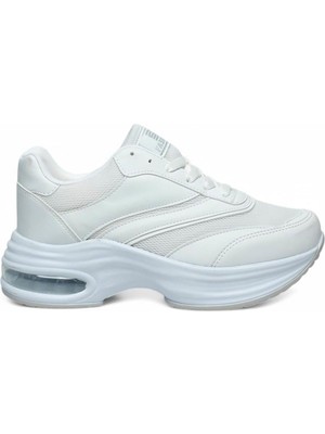 Celira Bluefeet Drk Beyaz Fileli Kadın Sneaker Spor Ayakkabı