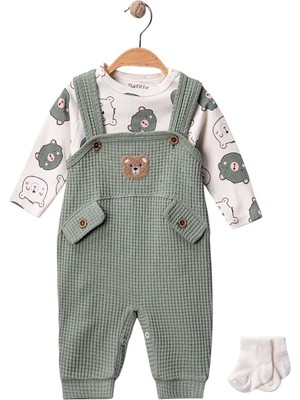 Celira Bluefeet Yeşil 3 Ay,6 Ay,9 Ay, Erkek Bebek Takım