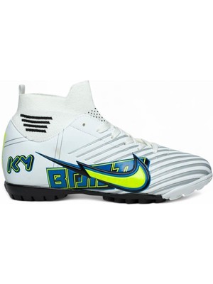 Celira Bluefeet Twg Beyaz Boğazlı Halısaha Erkek Futbol Ayakkabı