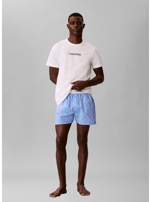 Calvin Klein Mavi Erkek Normal Fit Pijama Takımı LV00NM29063LA