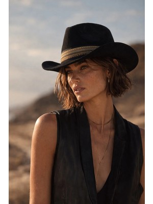 Külah Nomad Western Şapka - Outlaw Black
