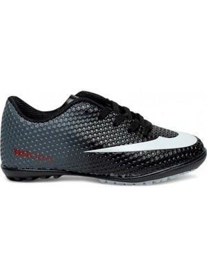 Celira Bluefeet Wlk Siyah Beyaz Halı Saha Erkek Çocuk Futbol Ayakkabı