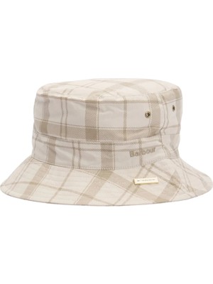 Barbour Tartan Transport Yağlı Bucket Şapka BE31 Mist Printed Tartan