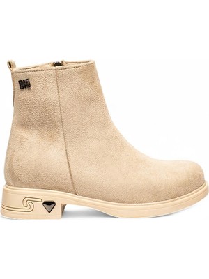 Hkursat Bluefeet Bej Içi Termal Astar Süet Kadın Bot NSB946