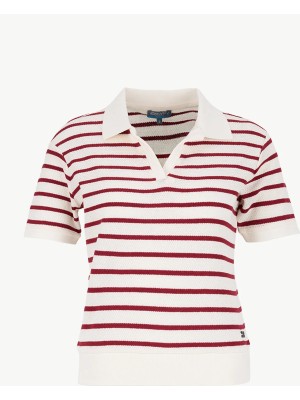 Discovery Expedition D6SL-TST3540 Mor Relaxed Kadın Polo T-Shirt