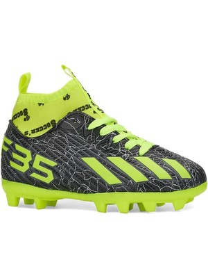 Celira Bluefeet NS01 Siyah Sarı Erkek Çocuk Çoraplı Halısaha Krampon