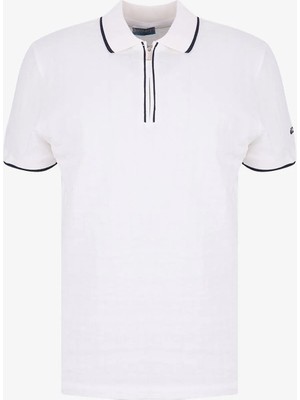 Discovery Expedition D6SM-TST3906 Ekru Erkek Polo T-Shirt