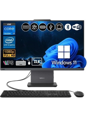 Lenovo Thinkcentre Neo 50A 24 Gen5 I7-13620H 32GB 2tb SSD 23.8" W11PRO All In One 12SCA078TR ATL32