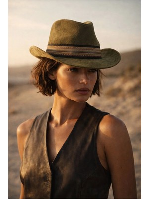 Külah Nomad Western Şapka - Frontier Olive