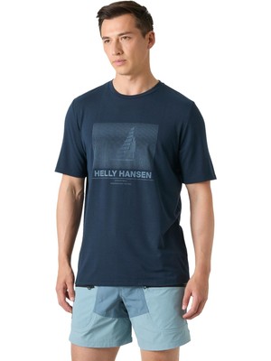 Helly Hansen Hp Race Graphic T-Shirt Lacivert Erkek Tshirt