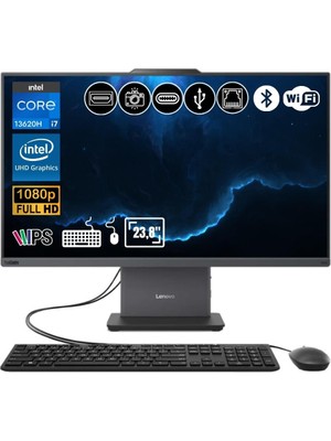 Lenovo Thinkcentre Neo 50A 24 Gen5 I7-13620H 8gb 256GB SSD 23.8" Fdos All In One 12SCA078TR Atl1