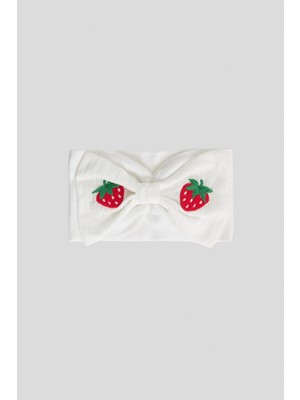 GB Baby Bg Store Kız Bebek Beyaz Bandana