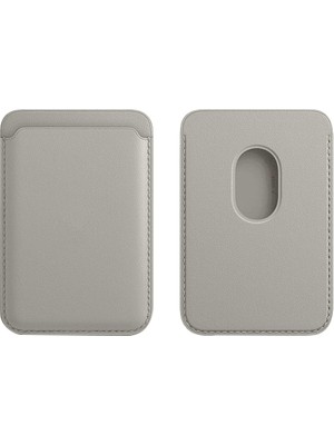Sneezy Iphone 17-17 Air -17PRO-17 Pro Max Uyumlu Birinci Sınıf Magsafe Cüzdan Magsafe Deri Kartlık