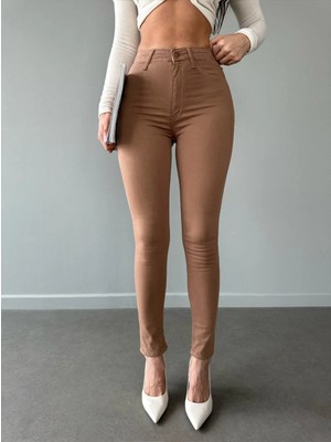 Herton Kadın Yüksek Bel Skinny Jean Pantolon – Esnek Vücuda Oturan
