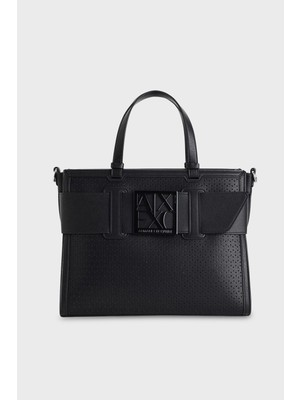 Armani Exchange Logolu Çıkarılabilir Askılı Çanta Bayan Çanta XW000920 AF22626 UC001