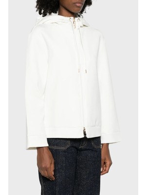 Emporio Armani Pamuklu Relaxed Fit Kapüşonlu Fermuarlı Sweat Bayan Sweat EW004213 AF10002 U0006