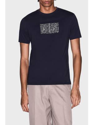 Armani Exchange Pamuklu Slim Fit Bisiklet Yaka T Shirt Erkek T Shirt XM002784 AF10356 UB096
