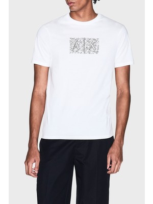 Armani Exchange Pamuklu Slim Fit Bisiklet Yaka T Shirt Erkek T Shirt XM002784 AF10356 U0009