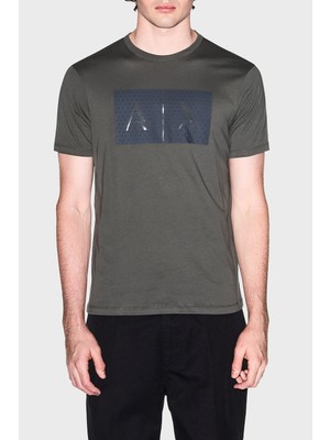 Armani Exchange Logolu Pamuklu Slim Fit Bisiklet Yaka T Shirt Erkek T Shirt 8nztck Z8H4Z M8317