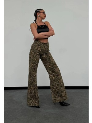 Herton Klasik Yüksek Bel Bol Paça Jean Pantolon