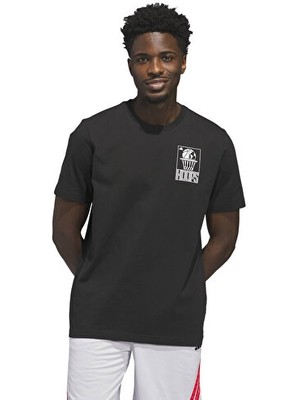 Adidas Key City Wrld T Erkek Basketbol Tişörtü KC9255 Siyah