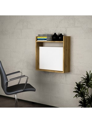 Dekorister Laptop Çalışma Masası Beyaz-ceviz