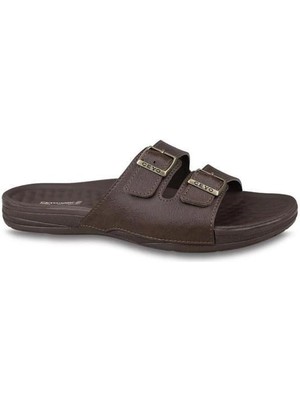 Ceyo Monza-3 Kahve Anatomik Kadın Terlik