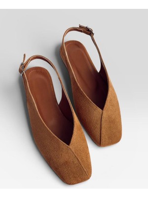 Nil Shoes Miya Taba Süet Babet