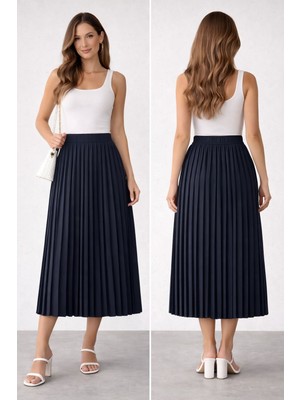 Umut Tekstil Piliseli Etek,düz Piliseli Etek