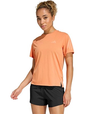 Adidas ADI365/// T W Kadın Koşu Tişörtü JZ5117 Turuncu