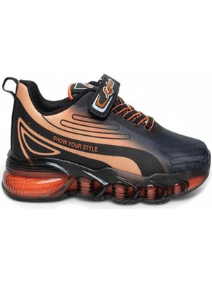 Celira Lafonten Siyah Turuncu Erkek Çocuk Yazlık Spor Ayakkabı